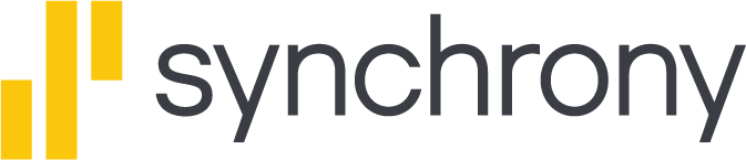 Clickable Synchrony logo to bring user to finance link for PSP
